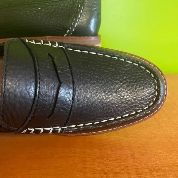 SPERRY .Elegant,Black Leather Loafers. New. - Picture 3 of 8